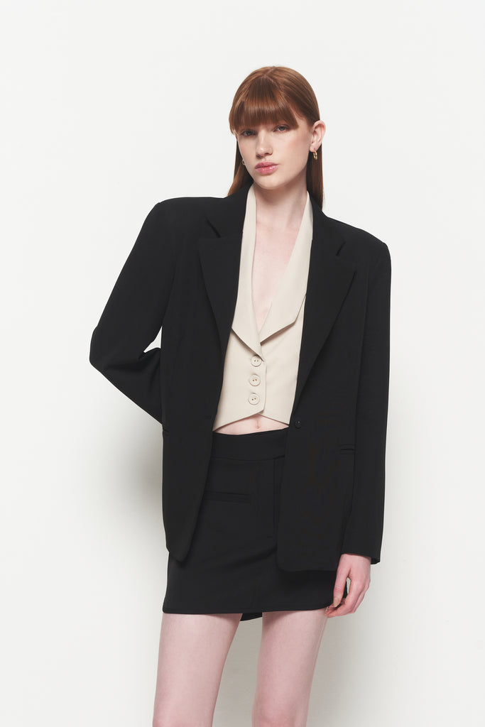 Blazer Alfaiataria Brasília Youse Preto - Shop Youse