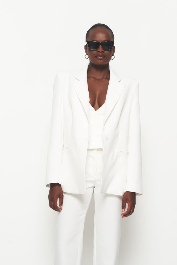 Blazer Alfaiataria Brasília Youse Off White - Shop Youse