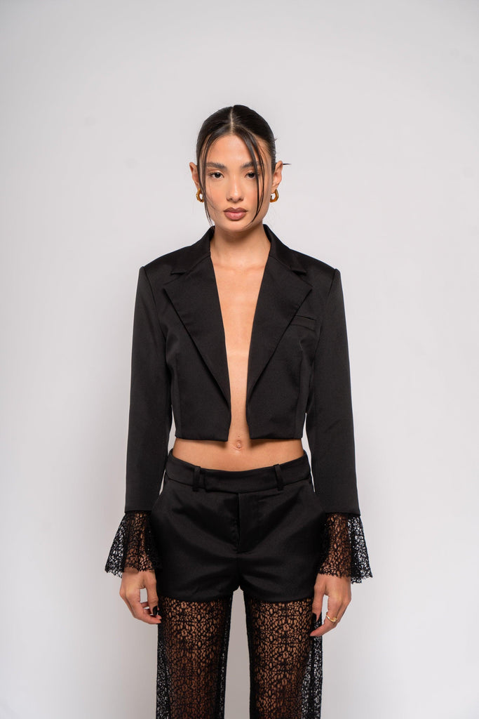 Blazer Youse Renda Avril Preto - Shop Youse